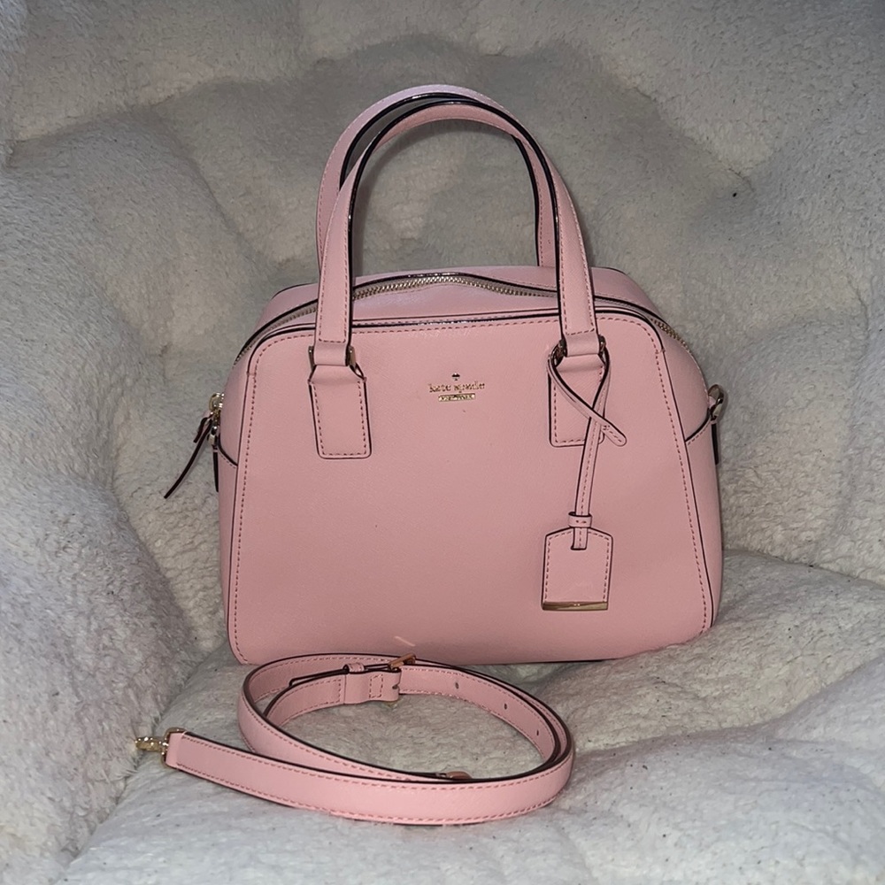 Kate spade light Pink bag saffiano leather